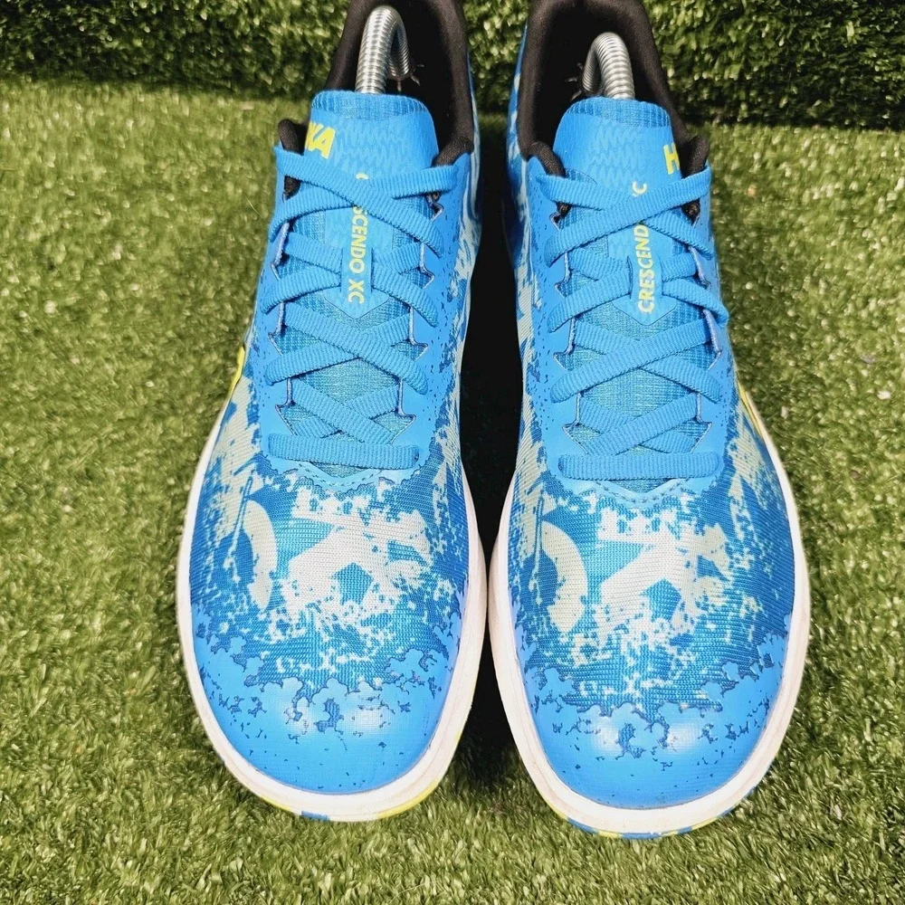 HOKA One One‎ Crescendo XC Blue Athletic Track Running Shoes Womens Size 9